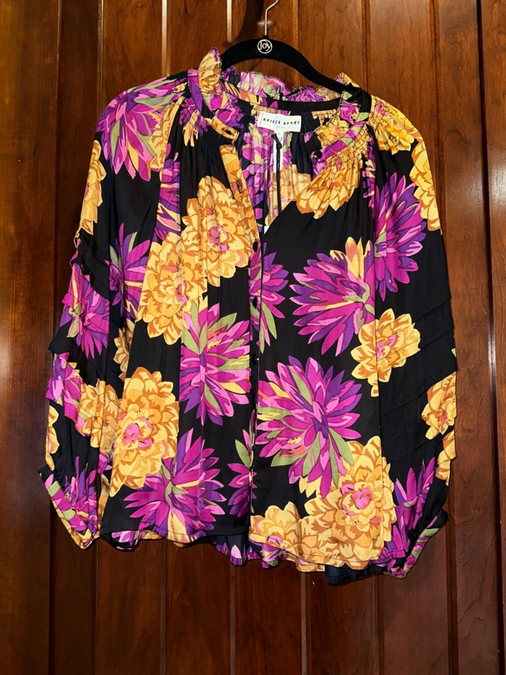 Apiece Apart Trini Top in Pom Floral Print Size Medium NEW WITH TAGS EXCELLENT